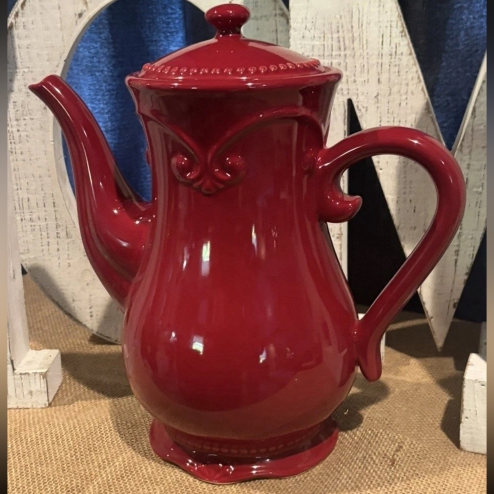Princess House pavilion berry Tea/Coffee Pot